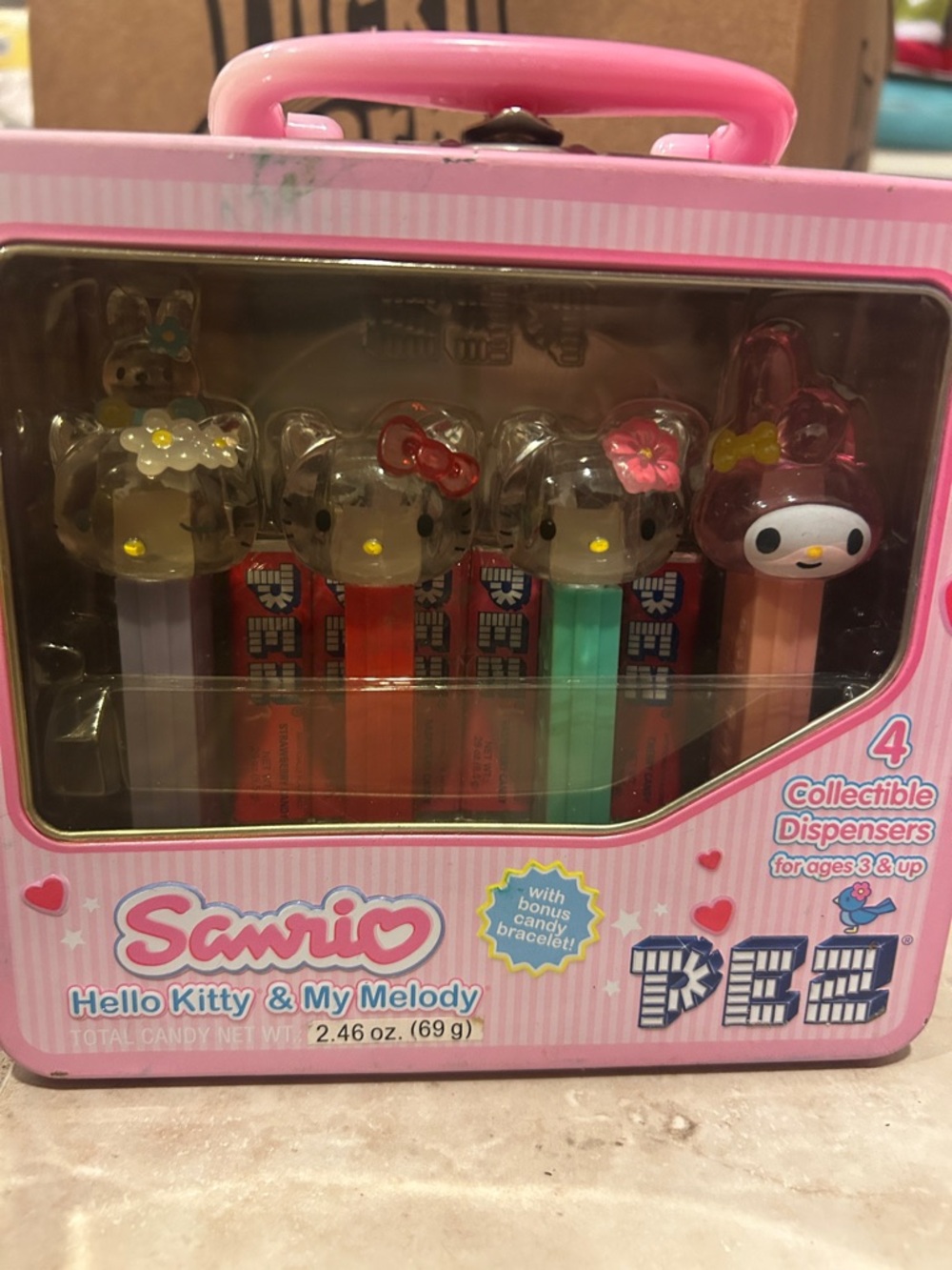 NEW Sanrio Hello kitty and my melody PEZ 2006 Set NWOT